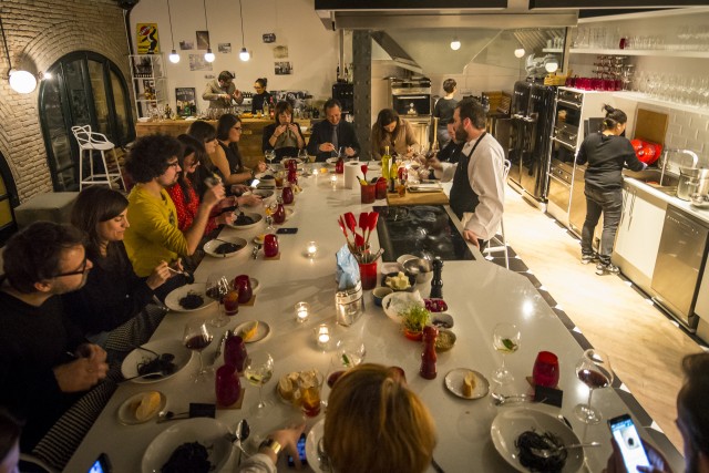 Foodieteca cursos de cocina en Barcelona Show cooking
